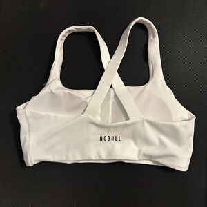 NOBULL Women's cross back White Sports Bra